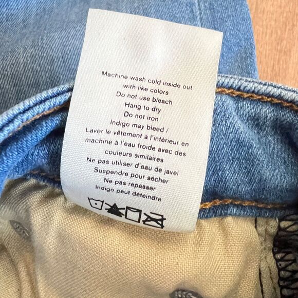 Rag & Bone Jeans Women's Size 27 Cate Mid-Rise Skinny Harper Light Wash - Picture 6 of 10